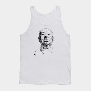 Alfred Hitchcock Sketch Tank Top